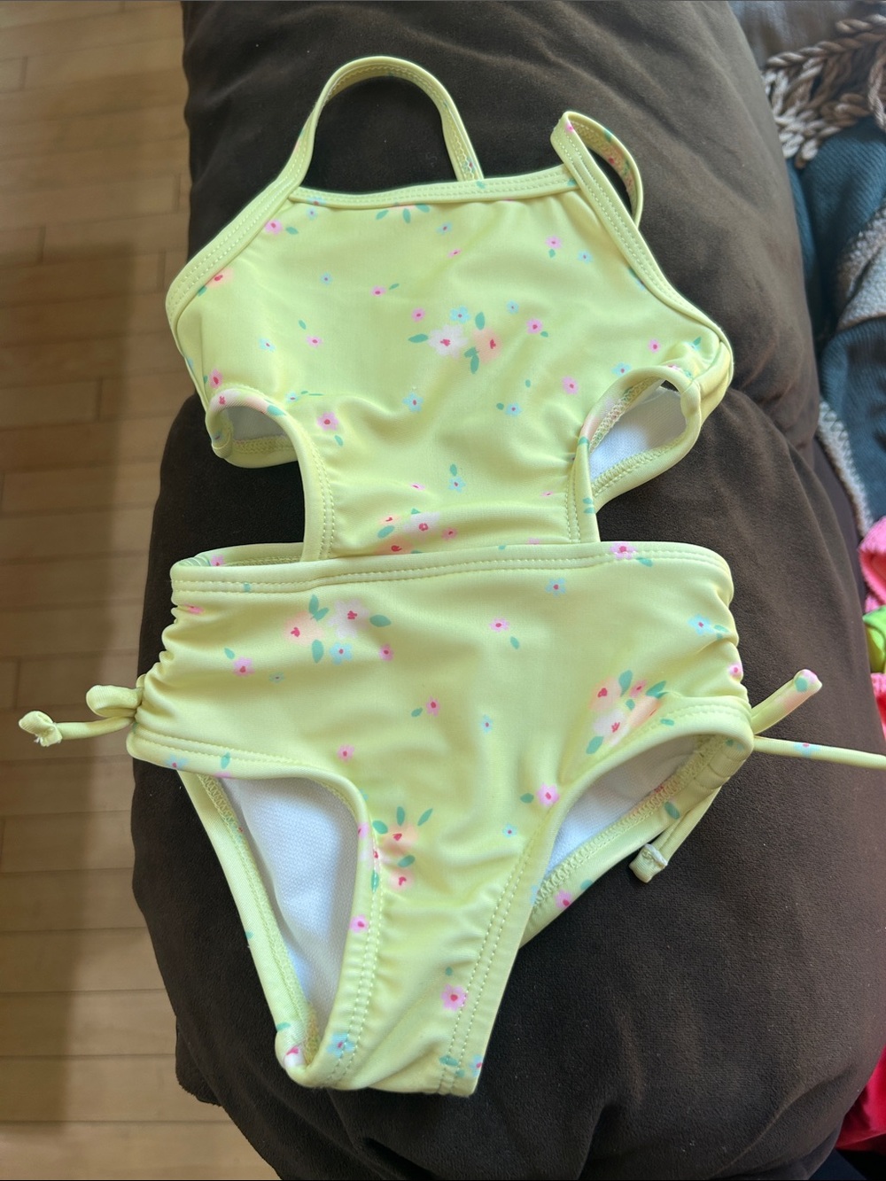 Cat and Jack 13m Floral Girls' One-Piece Swim Set - Kids Swim